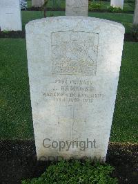 Cairo War Memorial Cemetery - Bamford, J