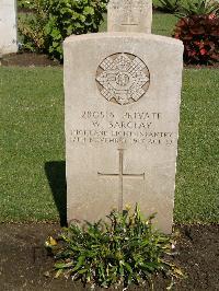 Cairo War Memorial Cemetery - Barclay, W