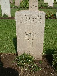 Cairo War Memorial Cemetery - Barrington, Thomas Henry