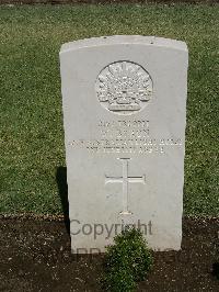 Cairo War Memorial Cemetery - Byron, William