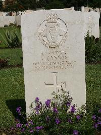 Cairo War Memorial Cemetery - Gannon, J