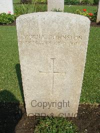 Cairo War Memorial Cemetery - Johnston, M