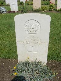 Cairo War Memorial Cemetery - Nelson, Sydney John