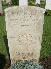 Cairo War Memorial Cemetery - Symons, C J