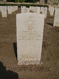 Heliopolis War Cemetery - Andrews, Geoffrey Albert