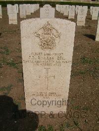 Heliopolis War Cemetery - Barker, Francis Reginald