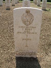 Heliopolis War Cemetery - Berry, Thomas