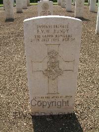 Heliopolis War Cemetery - Bundy, Francis Victor William