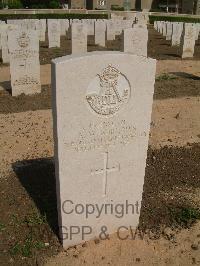 Heliopolis War Cemetery - Burrows, Albert Walter