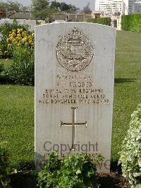 Heliopolis War Cemetery - Cronin, John Terence