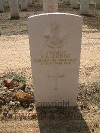 Heliopolis War Cemetery - Cuthbert, Eric Harvey