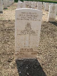 Heliopolis War Cemetery - Dackombe, Daniel Richards Francis