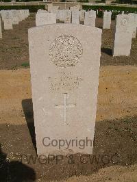 Heliopolis War Cemetery - Dowell, Frederick Stanley