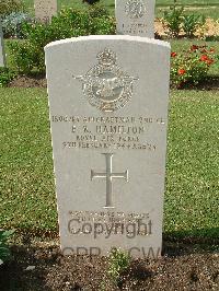 Heliopolis War Cemetery - Hamilton, Frederick Roy