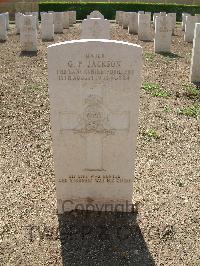 Heliopolis War Cemetery - Jackson, George Philip