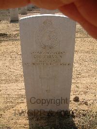 Heliopolis War Cemetery - Johnson, Gerald Anthony