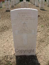 Heliopolis War Cemetery - Johnson, James Richard