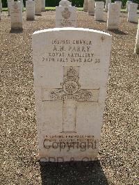 Heliopolis War Cemetery - Parry, Alfred Henry