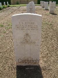 Heliopolis War Cemetery - Ritchie, Thomas Russell