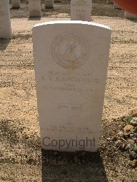 Heliopolis War Cemetery - Rounthwaite, R T