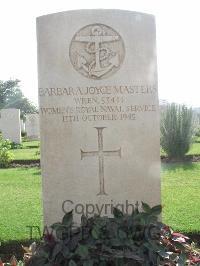 Heliopolis War Cemetery - Masters, Barbara Joyce