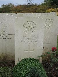 Doullens Communal Cemetery Extension No.1 - Atkins, James