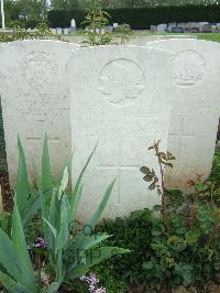 Doullens Communal Cemetery Extension No.1 - Bannister, J