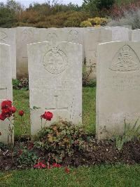 Doullens Communal Cemetery Extension No.1 - Barrett, Alfred Edward