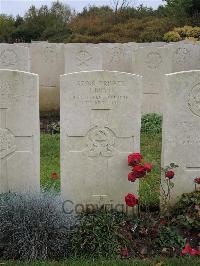 Doullens Communal Cemetery Extension No.1 - Burke, J