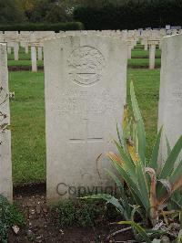 Doullens Communal Cemetery Extension No.1 - Hawkins, Edward John