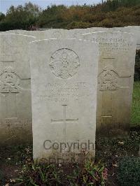 Doullens Communal Cemetery Extension No.1 - Lavery, R