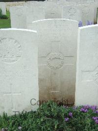 Doullens Communal Cemetery Extension No.1 - Morrison, Evan William