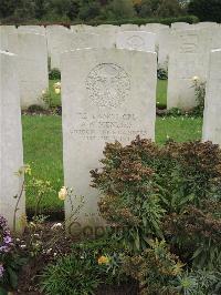 Doullens Communal Cemetery Extension No.1 - Menzies, A W