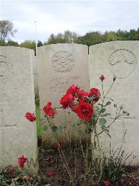 Doullens Communal Cemetery Extension No.1 - Moore, Josiah