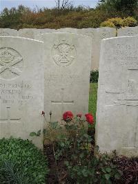 Doullens Communal Cemetery Extension No.1 - Parkins, Fred