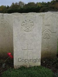 Doullens Communal Cemetery Extension No.1 - Stocks, Frederick