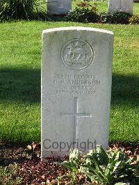 Cite Bonjean Military Cemetery Armentieres - Anderson, G F