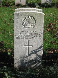 Cite Bonjean Military Cemetery Armentieres - Anderson, John Austin