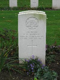 Cite Bonjean Military Cemetery Armentieres - Andrews, Ernest William