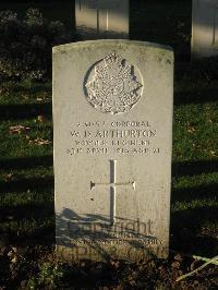 Cite Bonjean Military Cemetery Armentieres - Arthurton, William Doyley