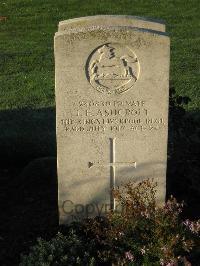 Cite Bonjean Military Cemetery Armentieres - Ashcroft, John Edward