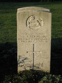 Cite Bonjean Military Cemetery Armentieres - Atkinson, Reginald John