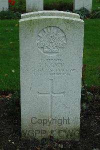 Cite Bonjean Military Cemetery Armentieres - Bath, Thorald Alfred