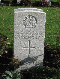 Cite Bonjean Military Cemetery Armentieres - Batten, Thomas Rowland