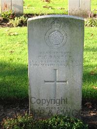 Cite Bonjean Military Cemetery Armentieres - Baxter, Philip George