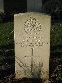 Cite Bonjean Military Cemetery Armentieres - Bladen, Charles