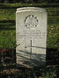 Cite Bonjean Military Cemetery Armentieres - Blair, William Allison