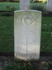 Cite Bonjean Military Cemetery Armentieres - Brooke, T H