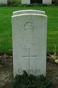 Cite Bonjean Military Cemetery Armentieres - Brown, H