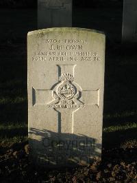 Cite Bonjean Military Cemetery Armentieres - Brown, J